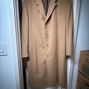 Men's Tan Overcoat